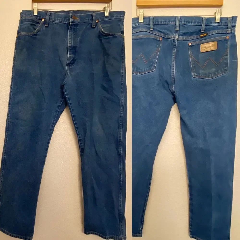 Wrangler men’s jeans Cowboy Cut Original Fit 100% cotton denim 38x32